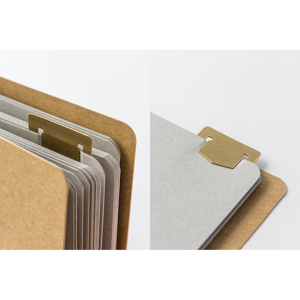 T-785 | TRAVELER'S COMPANY BRASS PRODUCTS 黃銅書籤模板尺 (數字符)