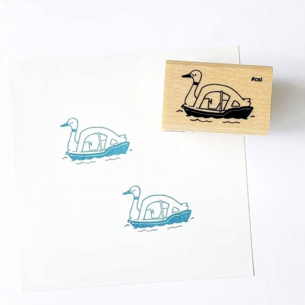 T-861 | KODOMO NO KAO I LOVE STAMP 印章系列 (天鵝船)