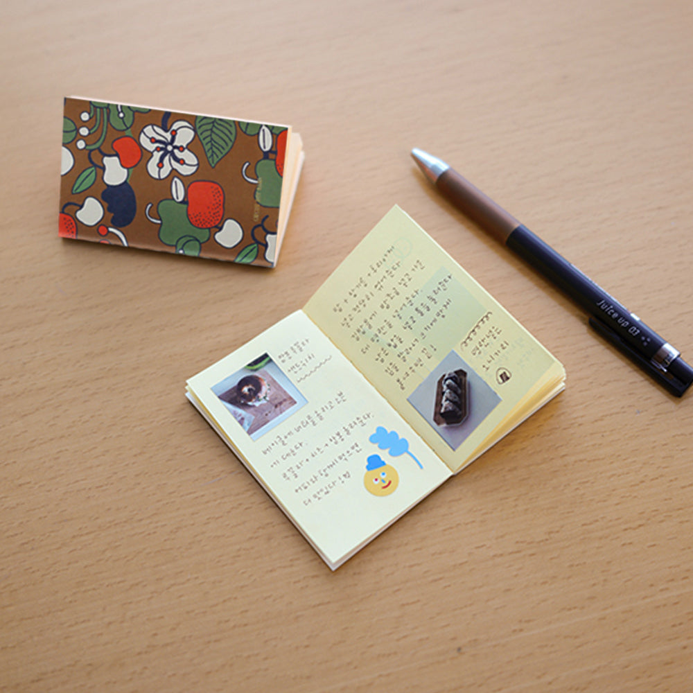 B-153 | CIRCUS BOY BAND Card Note 筆記本套裝 (花紋)