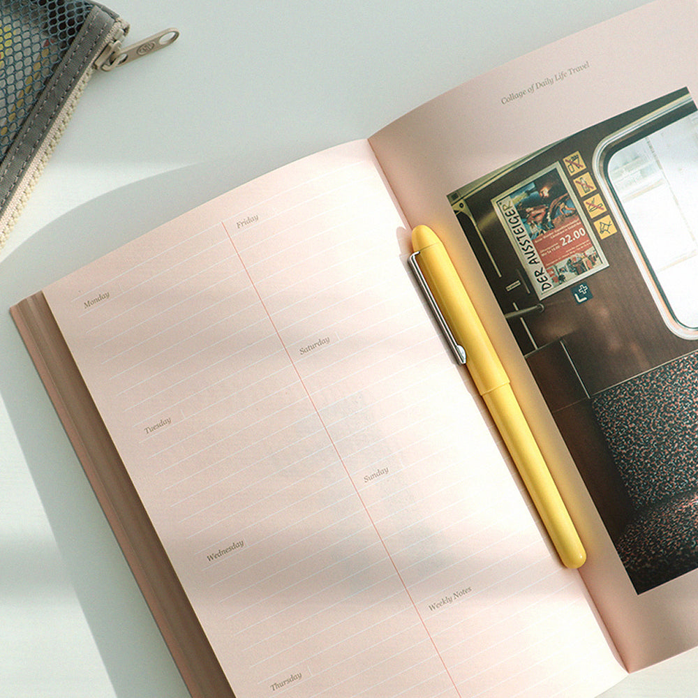 B-160 | CIRCUS BOY BAND COLLAGE BOOK 手帳 (Pink)