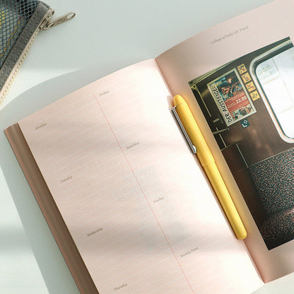 B-160 | CIRCUS BOY BAND COLLAGE BOOK 手帳 (Pink)
