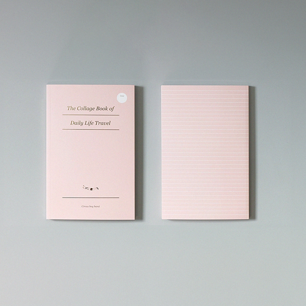 B-160 | CIRCUS BOY BAND COLLAGE BOOK 手帳 (Pink)