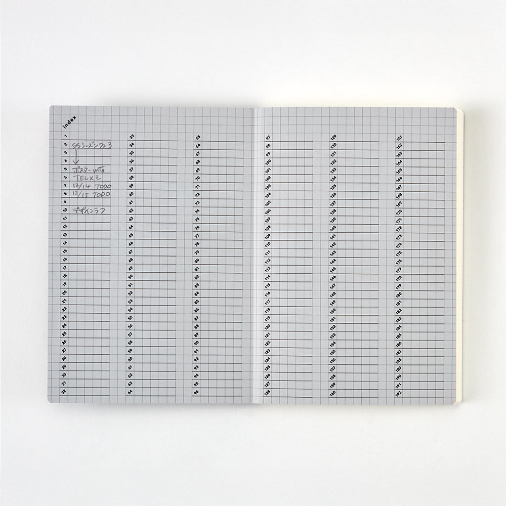 B-178 | DAIGO isshoni notebook number A6 筆記簿 (grid)