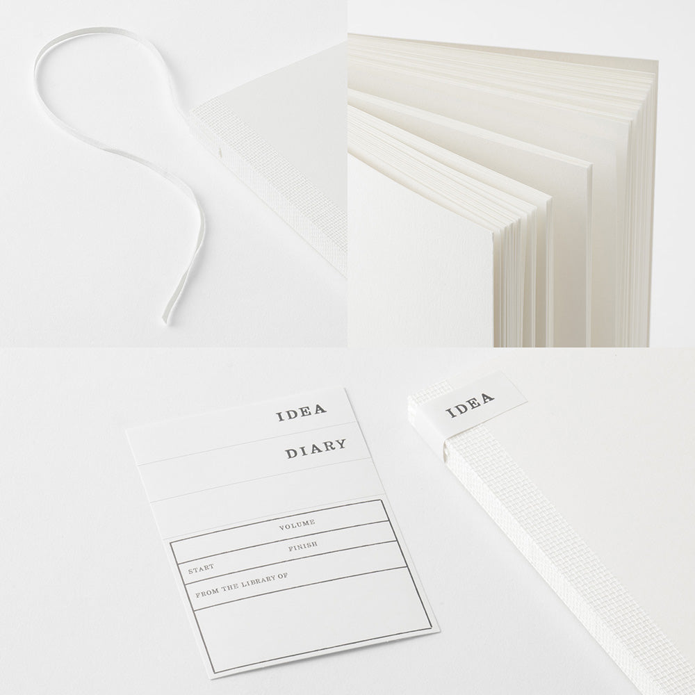 B-191 | MD PRODUCT A5方形 Cotton 筆記本 (無地)