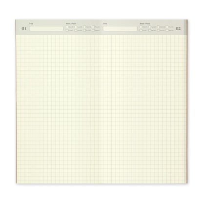 B-220 | TRAVELER'S COMPANY TRAVELER'S notebook [005] 方眼日記本 (Regular Size)