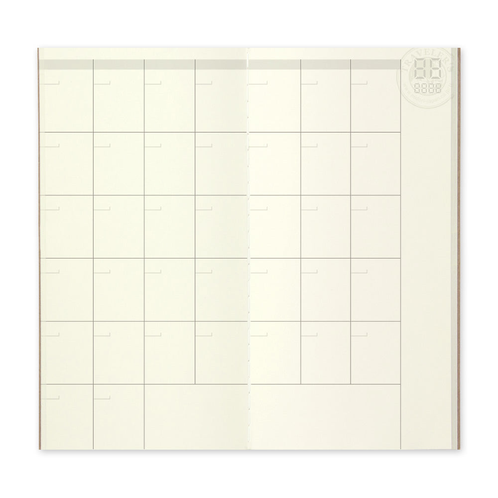 B-228 | TRAVELER'S COMPANY TRAVELER'S notebook [017] 月間手帳 (Regular Size)