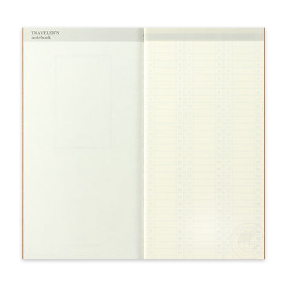 B-229 | TRAVELER'S COMPANY TRAVELER'S notebook [018] 時間式週間手帳 (Regular Size)