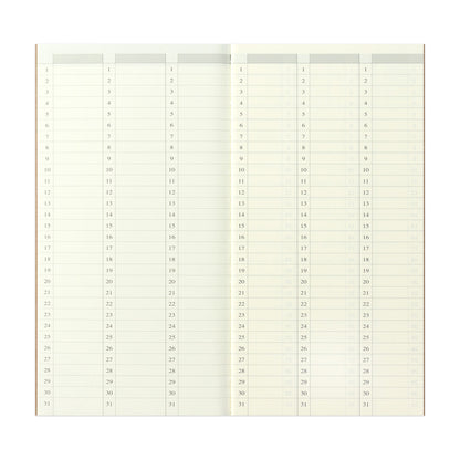 B-229 | TRAVELER'S COMPANY TRAVELER'S notebook [018] 時間式週間手帳 (Regular Size)