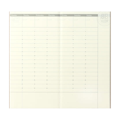 B-229 | TRAVELER'S COMPANY TRAVELER'S notebook [018] 時間式週間手帳 (Regular Size)