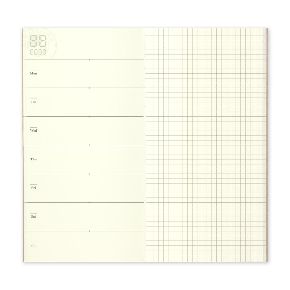 B-230 | TRAVELER'S COMPANY TRAVELER'S notebook [019] 記事式週間手帳 (Regular Size)