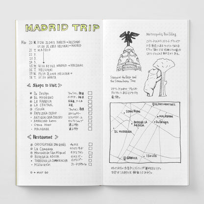B-234 | TRAVELER'S COMPANY TRAVELER'S notebook [026] 點陣筆記本 (Regular Size)