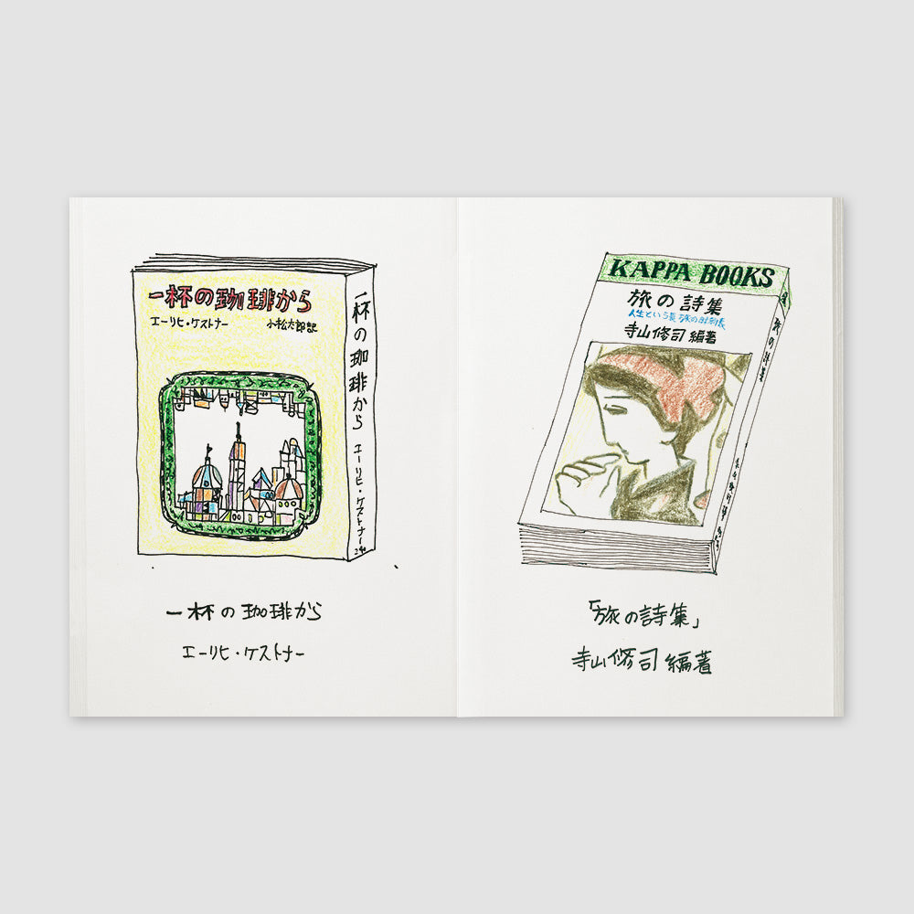 B-246 | TRAVELER'S COMPANY TRAVELER'S notebook [008] 畫紙筆記本 (Passport Size)
