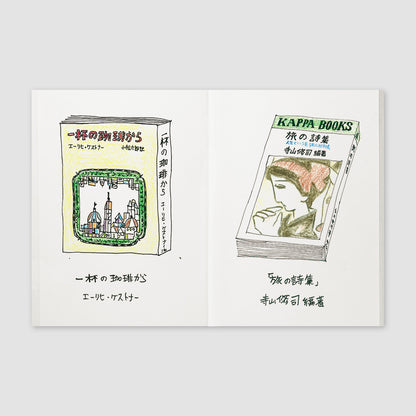 B-246 | TRAVELER'S COMPANY TRAVELER'S notebook [008] 畫紙筆記本 (Passport Size)