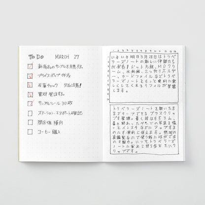 B-250 | TRAVELER'S COMPANY TRAVELER'S notebook [014] 點陣筆記本 (Passport Size)