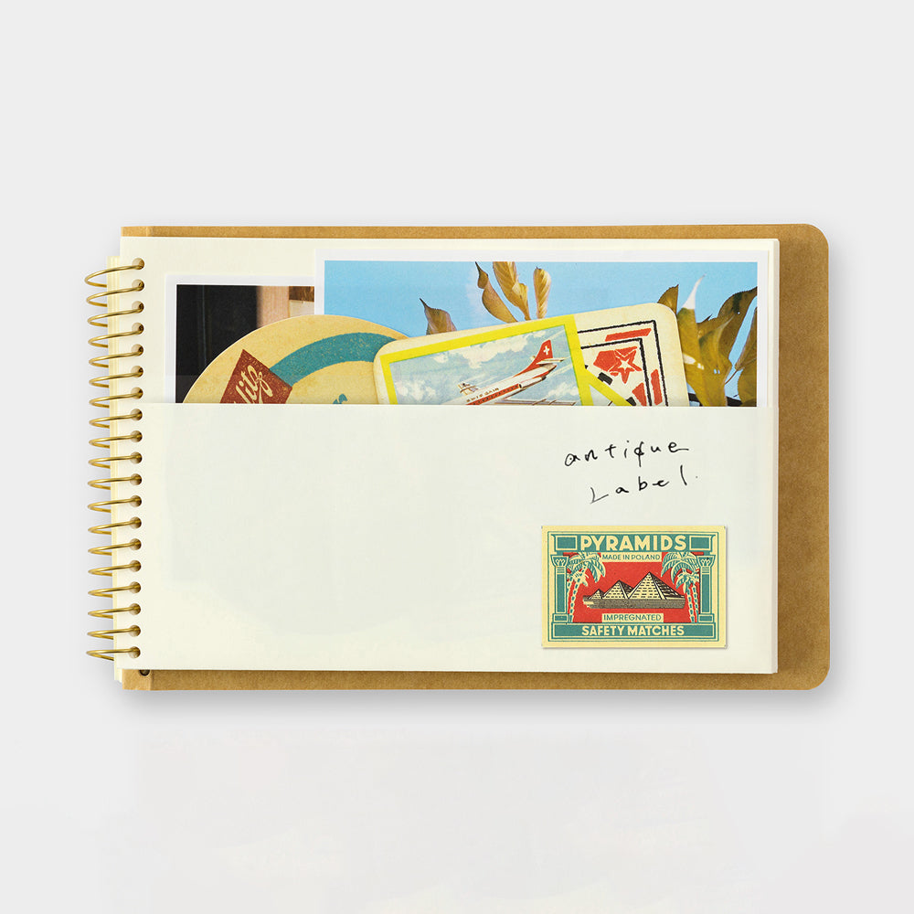 B-280 | TRAVELER'S COMPANY SPIRAL RING NOTEBOOK B6 窗口信封收納本