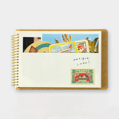 B-280 | TRAVELER'S COMPANY SPIRAL RING NOTEBOOK B6 窗口信封收納本