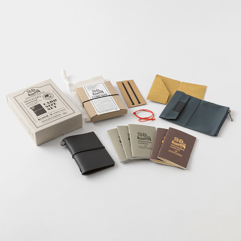 B-285 | TRAVELER'S COMPANY TRAVELER'S notebook 20週年卡片尺寸紀念套裝