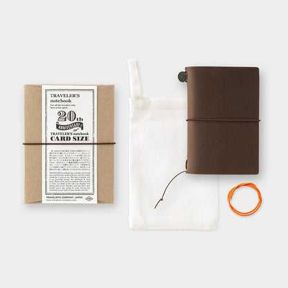 B-285 | TRAVELER'S COMPANY TRAVELER'S notebook 20週年卡片尺寸紀念套裝
