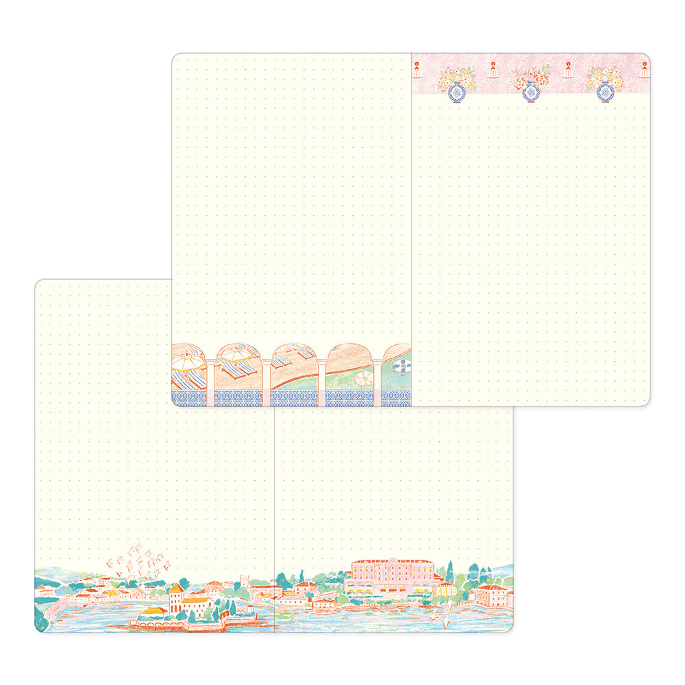 B-289 | MIDORI Yuru Log B6 新版 點陣筆記本 (旅遊與酒店)