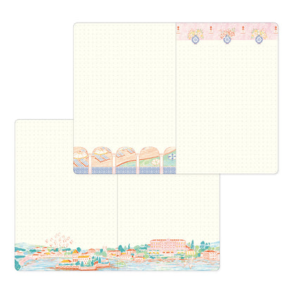 B-289 | MIDORI Yuru Log B6 新版 點陣筆記本 (旅遊與酒店)