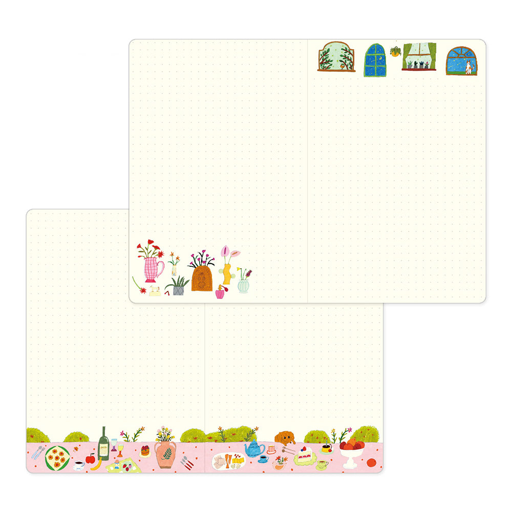 B-292 | MIDORI Yuru Log B6 新版 點陣筆記本 (生活)