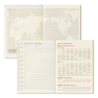 B-317 | TRAVELER'S COMPANY TRAVELER'S notebook 月間手帳 2027 (Passport Size)