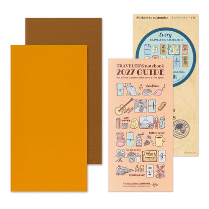 B-318 | TRAVELER'S COMPANY TRAVELER'S notebook 週間直式手帳 2027 (Regular Size)