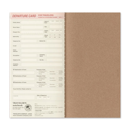 B-318 | TRAVELER'S COMPANY TRAVELER'S notebook 週間直式手帳 2027 (Regular Size)