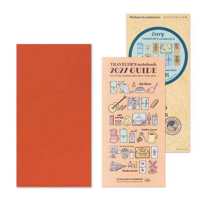 B-320 | TRAVELER'S COMPANY TRAVELER'S notebook 月間手帳 2027 (Regular Size)