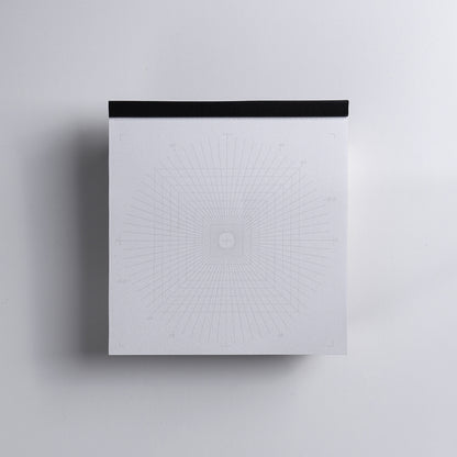 B-89 | YUAN DESIGN STUDIO Graph Paper 筆記本 (1-Point Perspective)