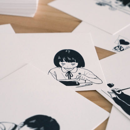 N-013 | 月下文具房 x K.CHUNG MEMO CARD 便條卡