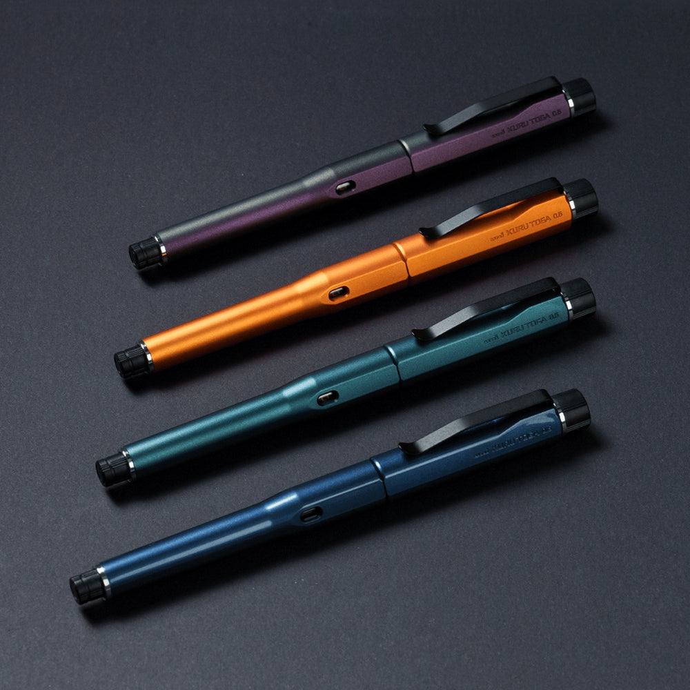 月下文具房- UNI KURU TOGA DIVE 旋轉鉛芯筆0.5mm (極光紫)