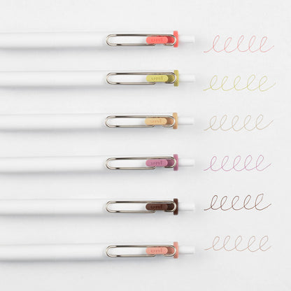 P-268 | UNI uni-ball one 中性筆 限定 Night Cafe 套裝 0.38mm / 0.5mm (6色組)
