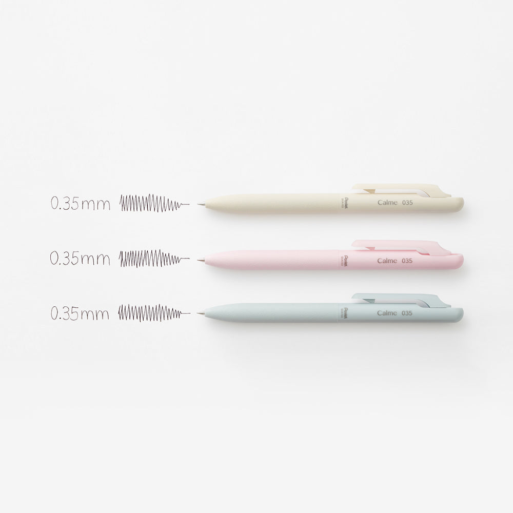 P-280 | PENTEL Calme 靜音油性原子筆 新色 0.35mm