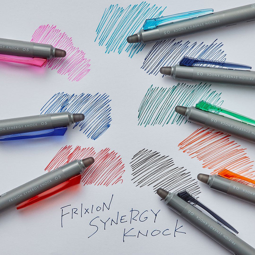 P-306A | PILOT Frixion SYNERGY KNOCK 0.3mm (8色組)