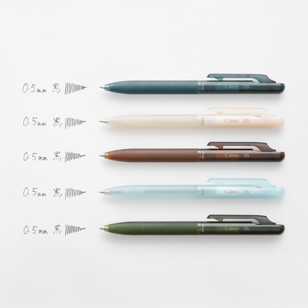 P-317 | PENTEL Calme Relaxed Frost Series 原子筆 0.5mm (限定版)