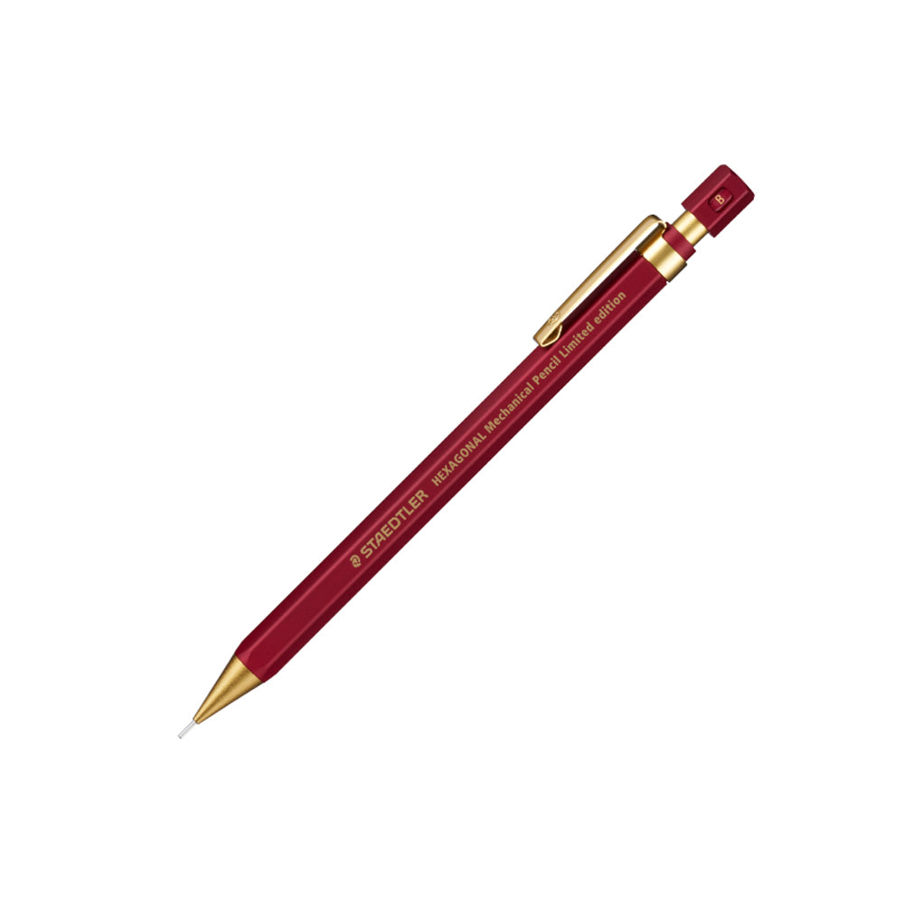 P-384 | STAEDTLER HEXAGONAL 0.5mm 六角金屬鉛芯筆 V.3 紅金限量版