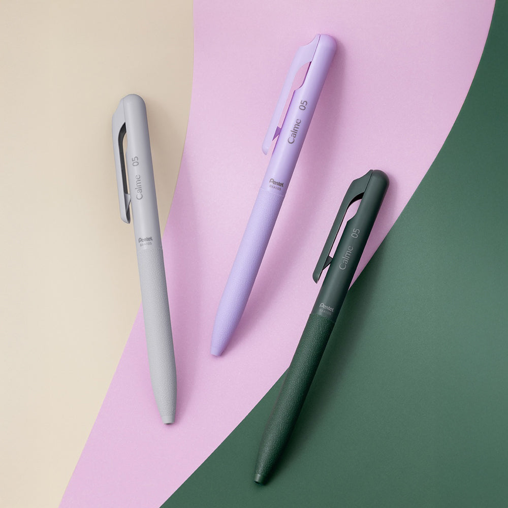P-405 | PENTEL Calme 靜音油性原子筆 新色 0.5mm
