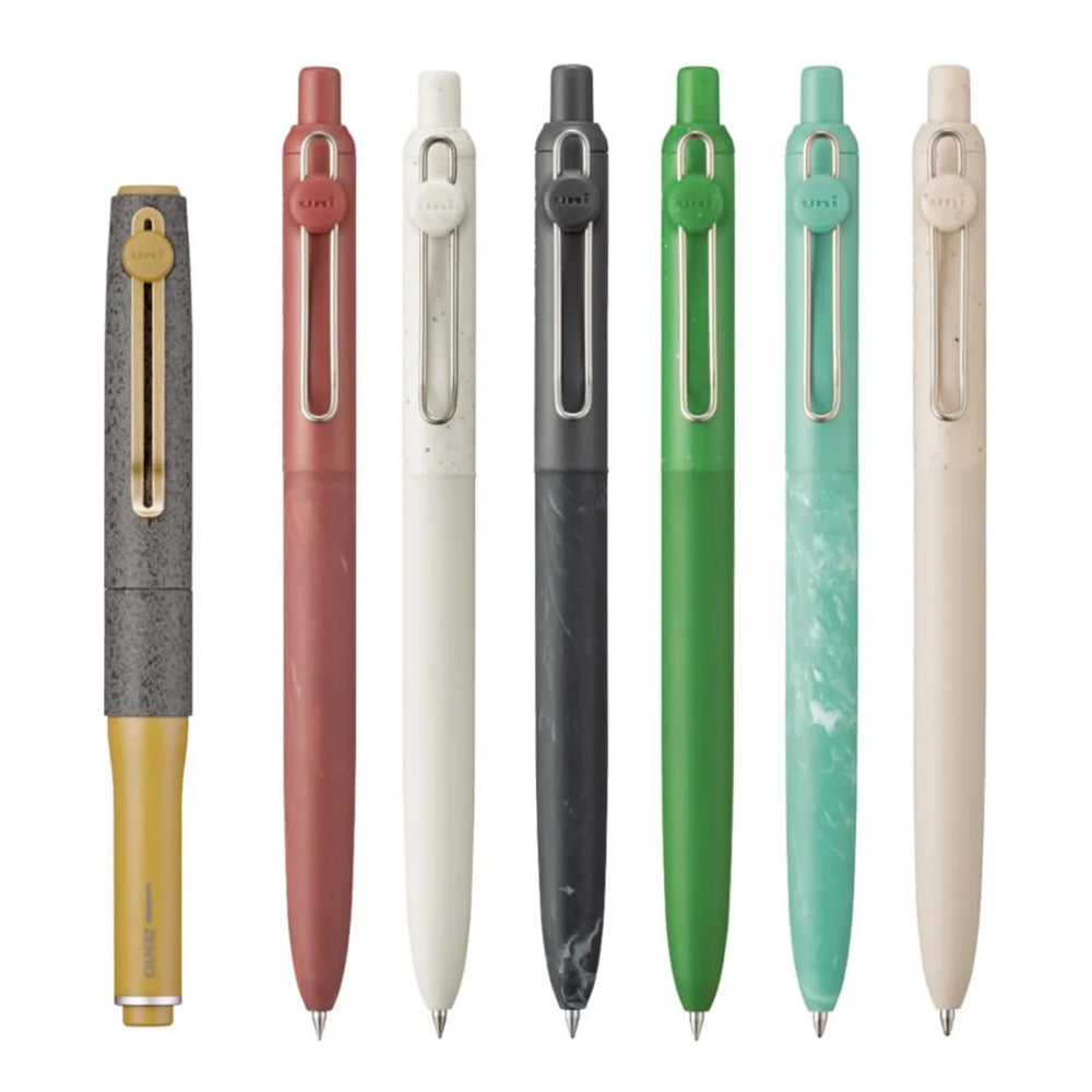 月下文具房- UNI uniball ZENTO Signature Model 水性原子筆0.5mm 石紋