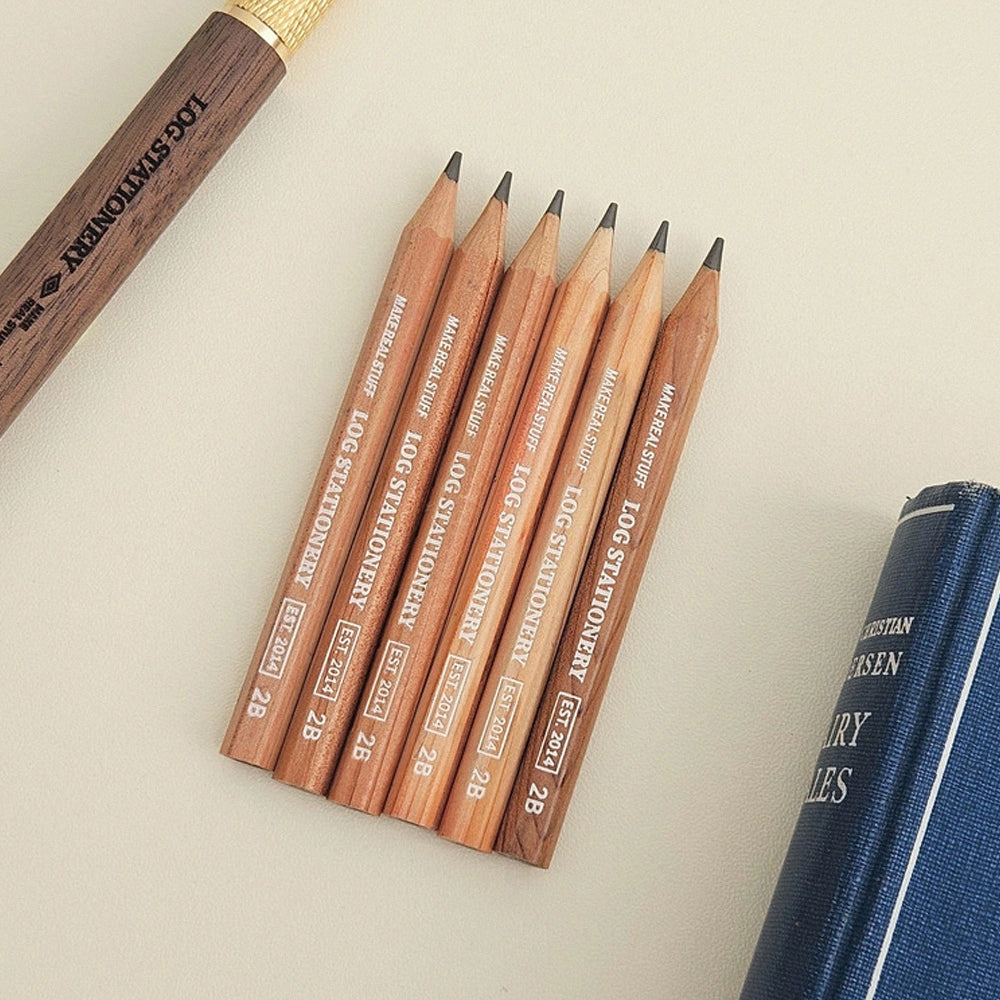 P-428 | NAMIB DESIGN STUDIO LOG STATIONERY 迷你鉛筆組 (2B)
