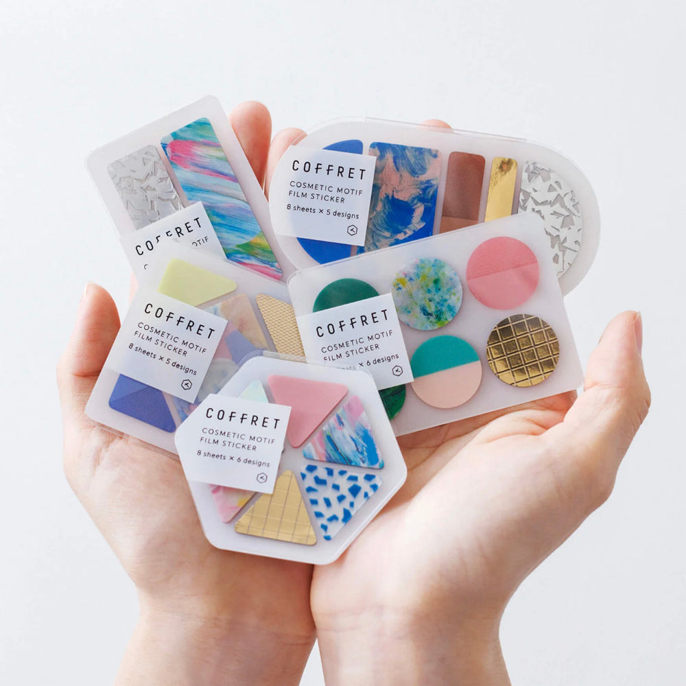 S-127 | HITOTOKI COFFRET Triangle 薄膜貼紙 (綠色)