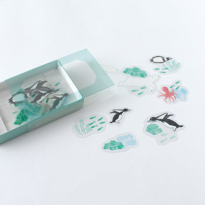 S-312 | GREEN FLASH KOHAKU 透明薄片貼紙