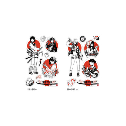 S-337 | SANBY MULTI-STICKER 多功能貼紙 (日本国娘)