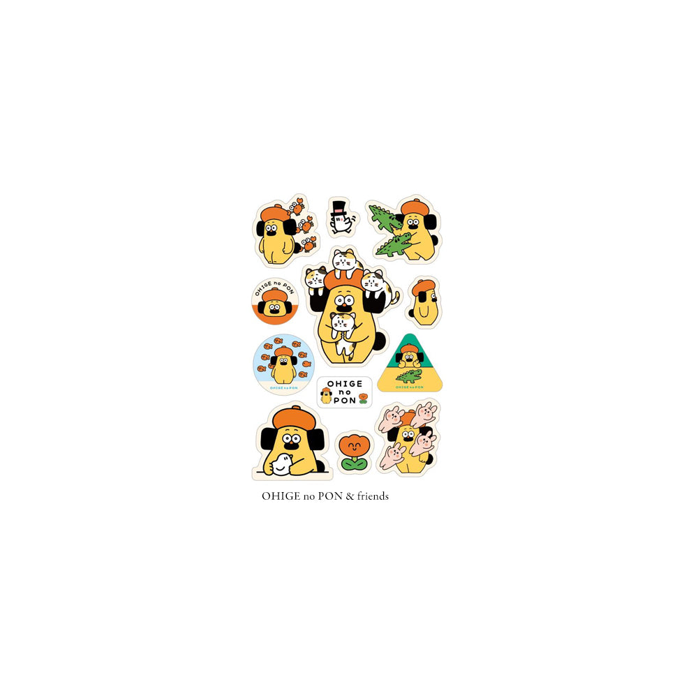 S-338 | SANBY MULTI-STICKER 多功能貼紙 (OHIGE no PON)