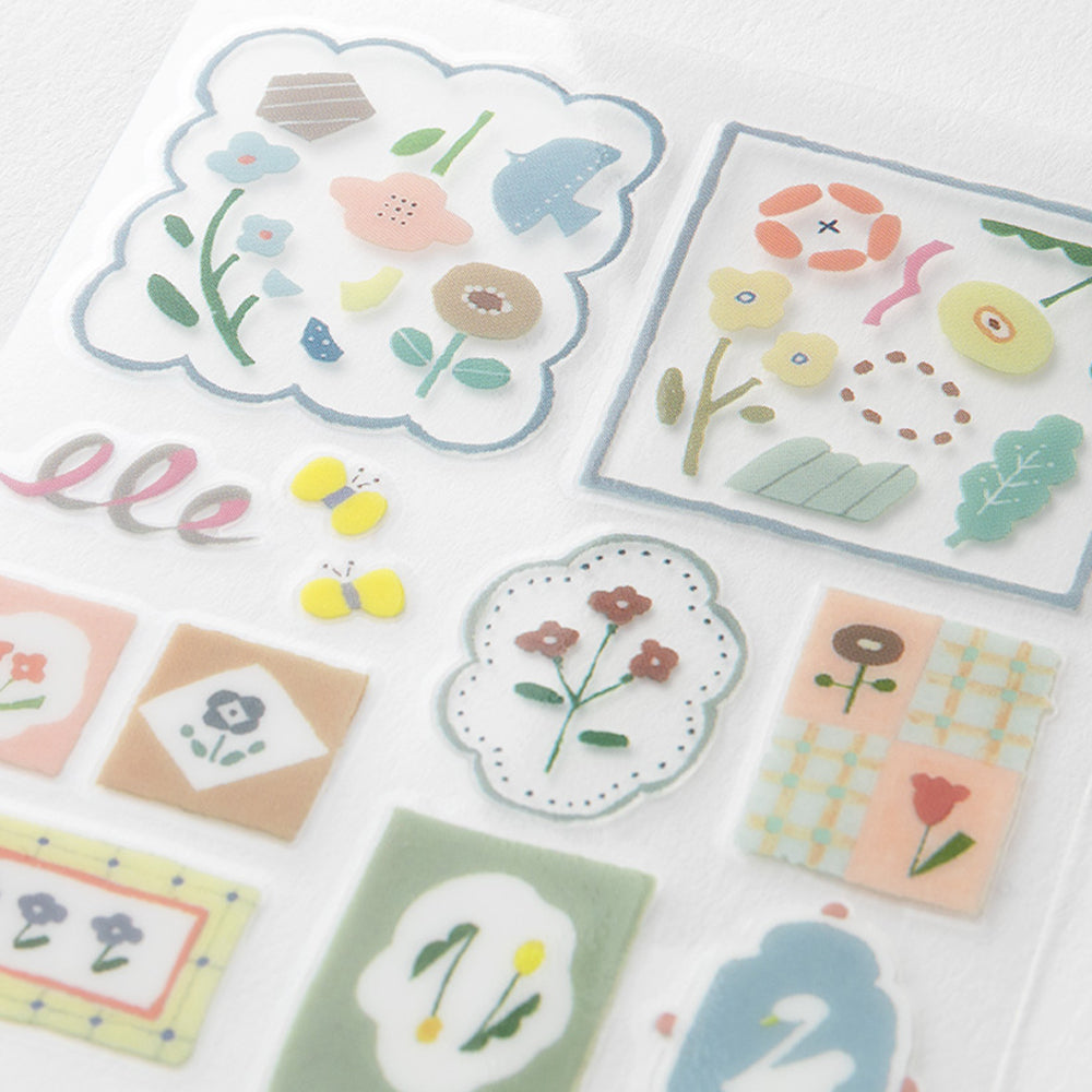 S-358 | MIDORI Glossy Transfer Sticker 移印貼紙 (北歐磁磚)