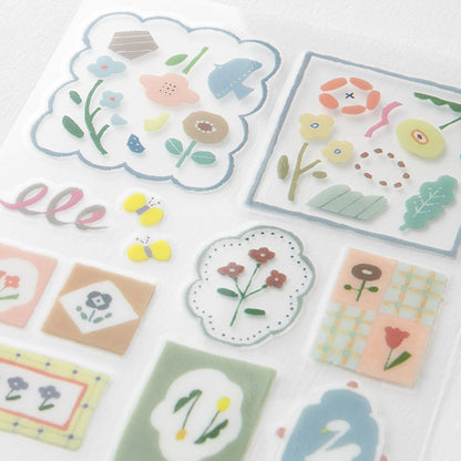 S-358 | MIDORI Glossy Transfer Sticker 移印貼紙 (北歐磁磚)