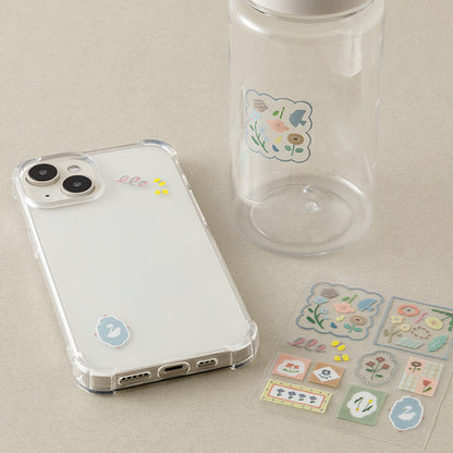 S-358 | MIDORI Glossy Transfer Sticker 移印貼紙 (北歐磁磚)