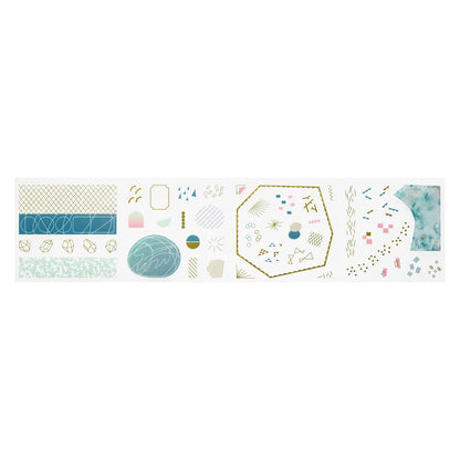 S-483 | HITOTOKI COFFRET Roll 捲裝貼紙 (孔雀綠)