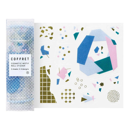 S-484 | HITOTOKI COFFRET Roll 捲裝貼紙 (湖水藍)