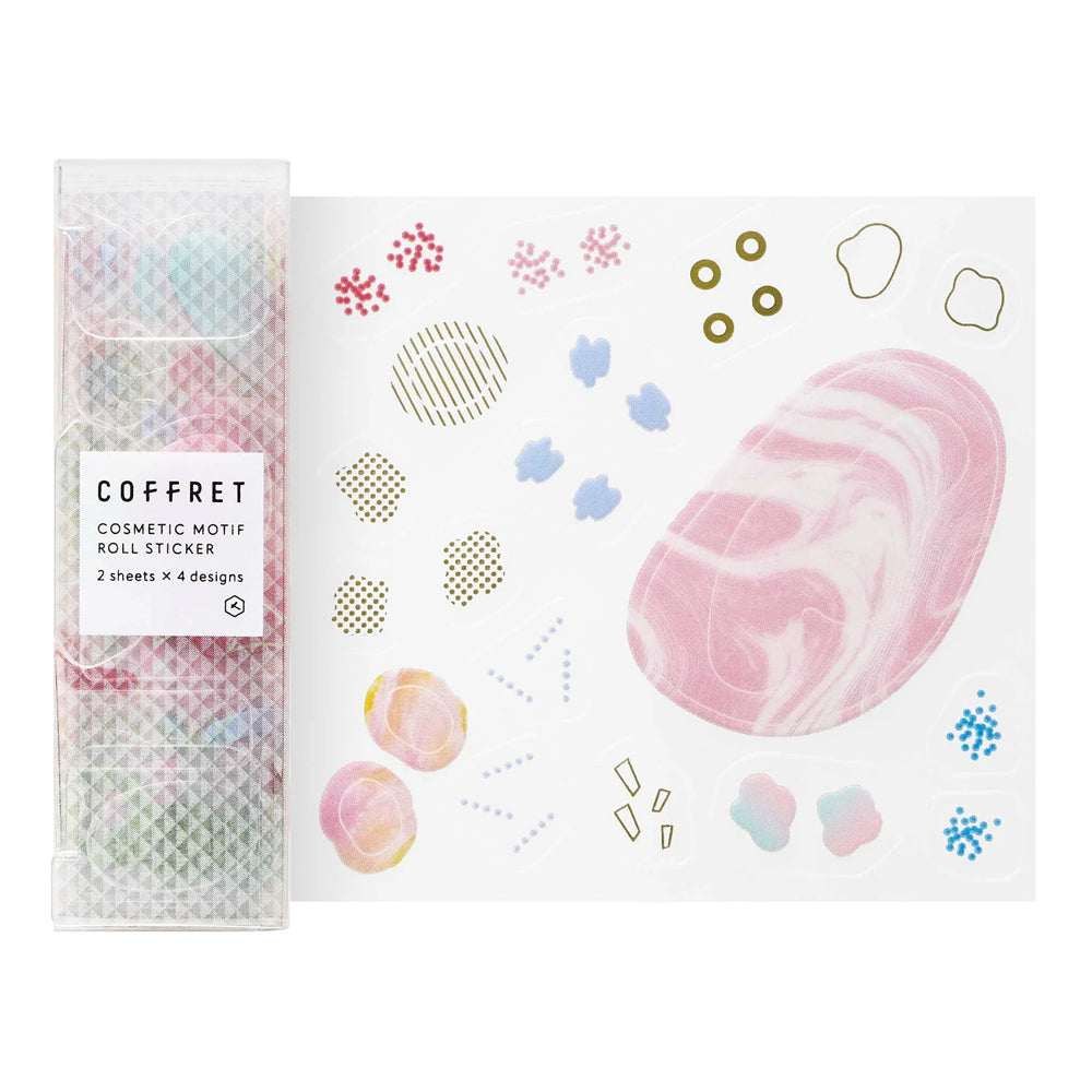 S-486 | HITOTOKI COFFRET Roll 捲裝貼紙 (淡紫)
